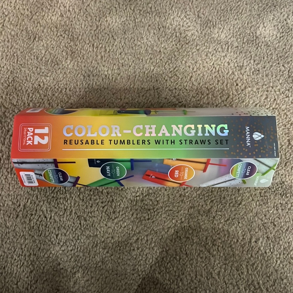 Color Changing Reusable Tumblers🌈